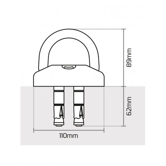 Oxford TaskForce - Ground & Wall Anchor Kit at JTS Biker Clothing